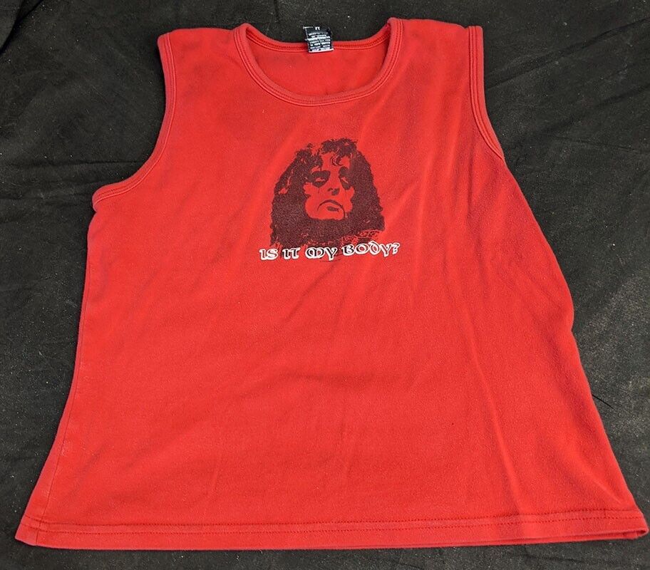 Women's XL Tank Top - ALICE COOPER - Is It My Body - 2004