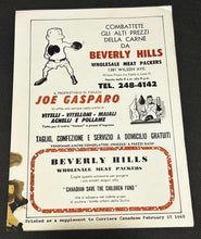 Load image into Gallery viewer, 1968 Maple Leaf Gardens Boxing Program, G+
