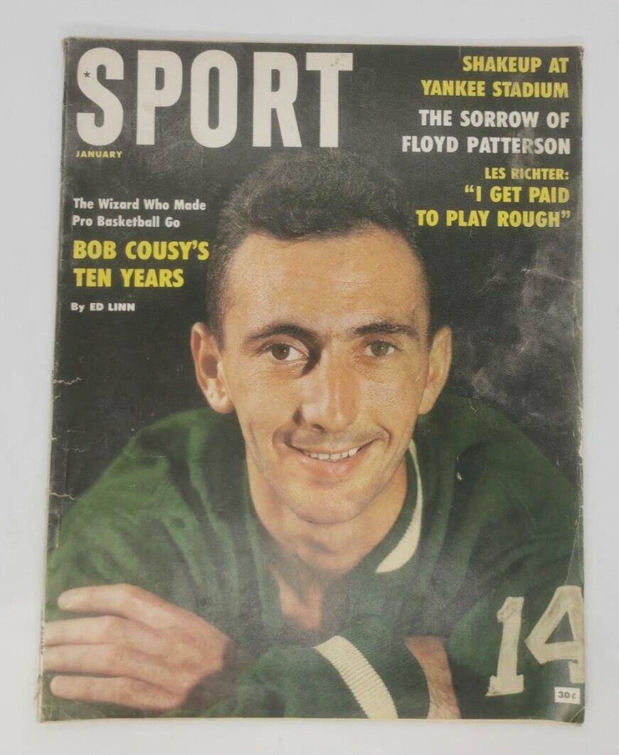 1960 January Sport Magazine Bob Cousy On Cover