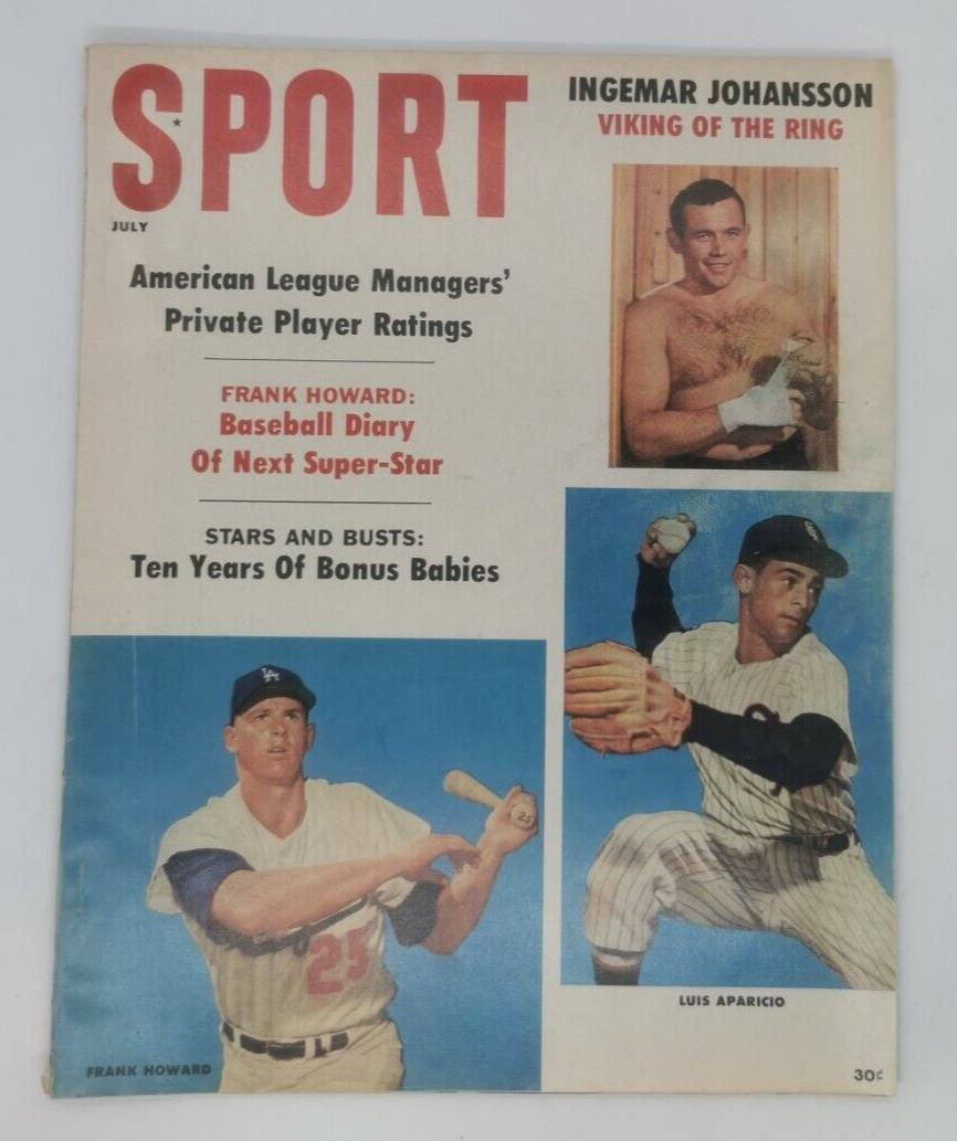 1960 July Sport Magazine Frank Howard: Baseball Diary Of Next Super-Star Issue