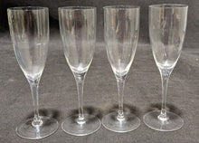 Load image into Gallery viewer, 4 Simple / Elegant Champagne Flute Glasses
