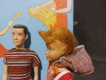 Load image into Gallery viewer, 1964 Double Barbie and Skipper Doll Case with Barbie, Ken and  Skipper Doll Lot
