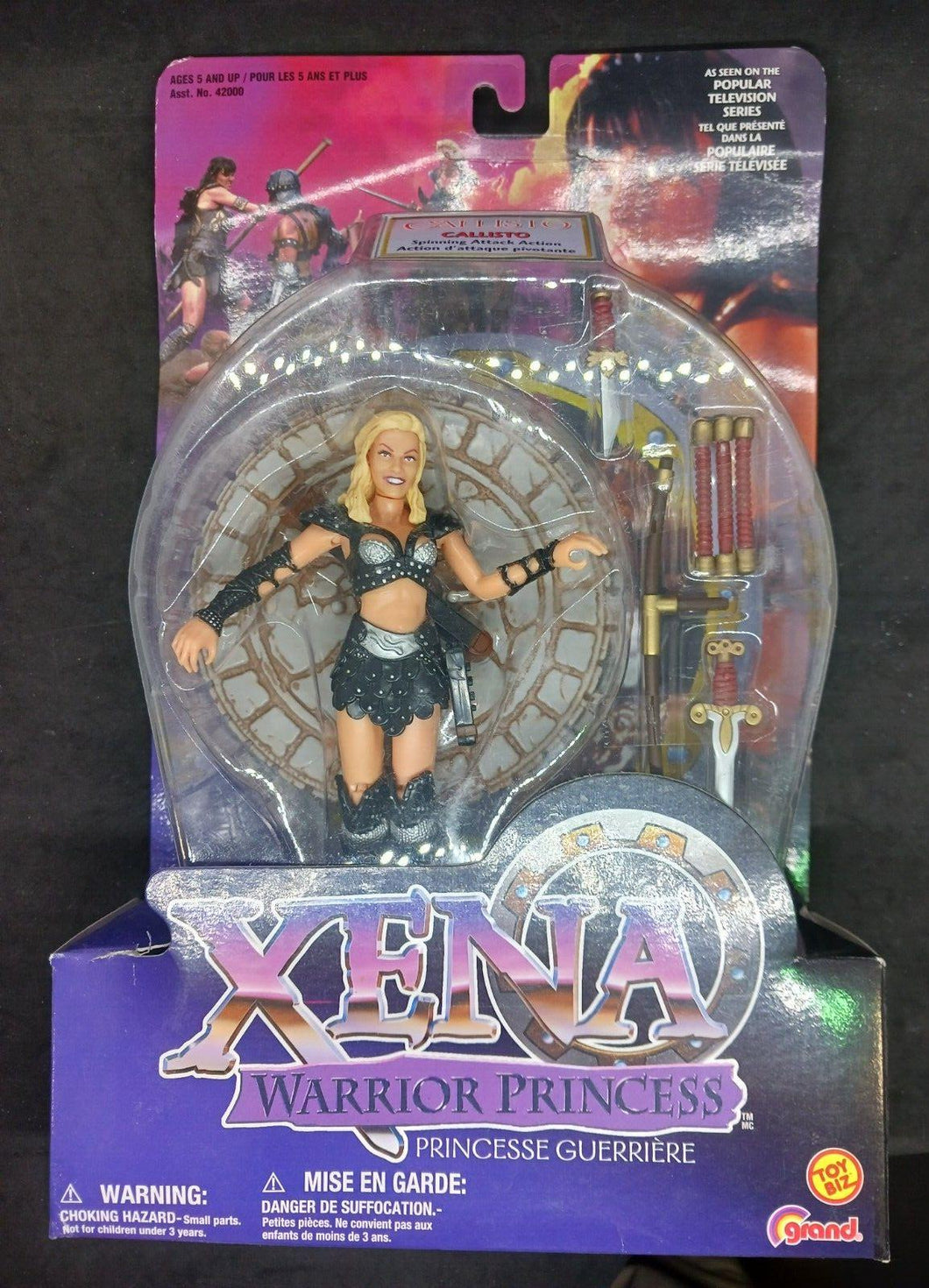 Xena Warrior Princess Callisto (1998 Toy Biz) Mint in box, Sealed