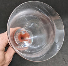 Load image into Gallery viewer, 1980&#39;s MIKASA Sea Mist Coral Frosted Stemware Crystal Water Goblet
