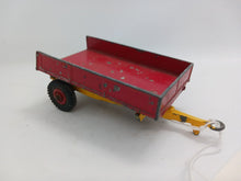 Load image into Gallery viewer, 1960s Weeks Tipping Farm Trailer (Red &amp; Yellow), Dinky Toys, Made in England
