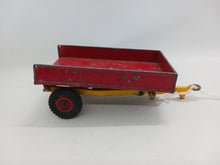 Load image into Gallery viewer, 1960s Weeks Tipping Farm Trailer (Red &amp; Yellow), Dinky Toys, Made in England
