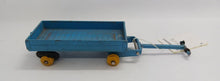 Load image into Gallery viewer, Vintage Blue Pull Wagon, Dinky Toys, Made in England, approx. 3 1/2&quot; L
