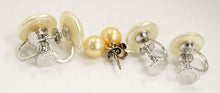 Load image into Gallery viewer, Lot of Pearl Earrings w/ Some Sterling Silver Pairs
