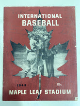 Load image into Gallery viewer, 1948 Toronto Maple Leafs International Baseball with Autographs
