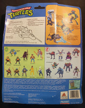 Load image into Gallery viewer, 1989 TMNT Donatello Sewer-Swimmin&#39; Action Figure Rare Card as found
