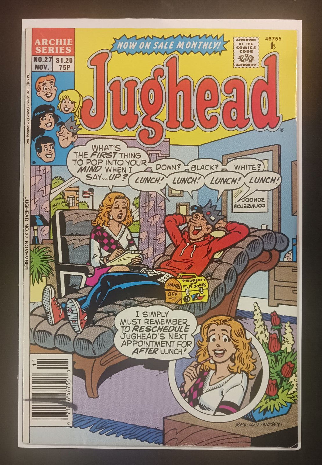 1991 Archie Comics Jughead #27 CDN Newsstand Variant