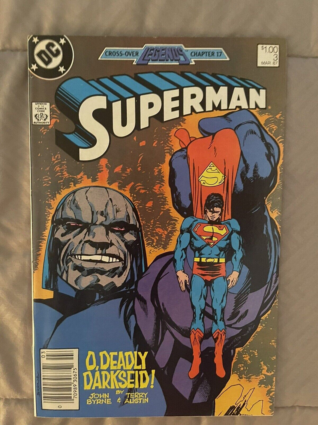 Superman #3 1987 CDN Newsstand Issue