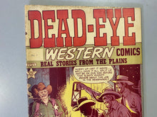 Load image into Gallery viewer, 1949 Dead Eye Western Comics Issue 1 CDN
