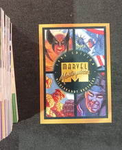 Load image into Gallery viewer, 1994 Marvel Masterpices Trading Card Set 1 to 140 Base Set+ Silver Holo 1 to 10
