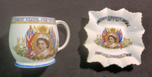 Load image into Gallery viewer, 1953 Crowned Queen Elizabeth II Cup and Plate Lot
