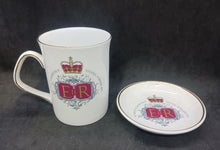 Load image into Gallery viewer, 1977 Queen Elizabeth II Silver Jubilee Fine Bone China Cup and Plate
