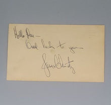 Load image into Gallery viewer, Big Band Jazz Singer June Christy Autographed Note
