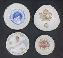 Load image into Gallery viewer, Assorted Set of Bone China Plates, Queen Elizabeth II, Lady Diana Spencer
