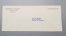 Load image into Gallery viewer, 1958 Military Autograph Thomas S. Gates Signed with envelope
