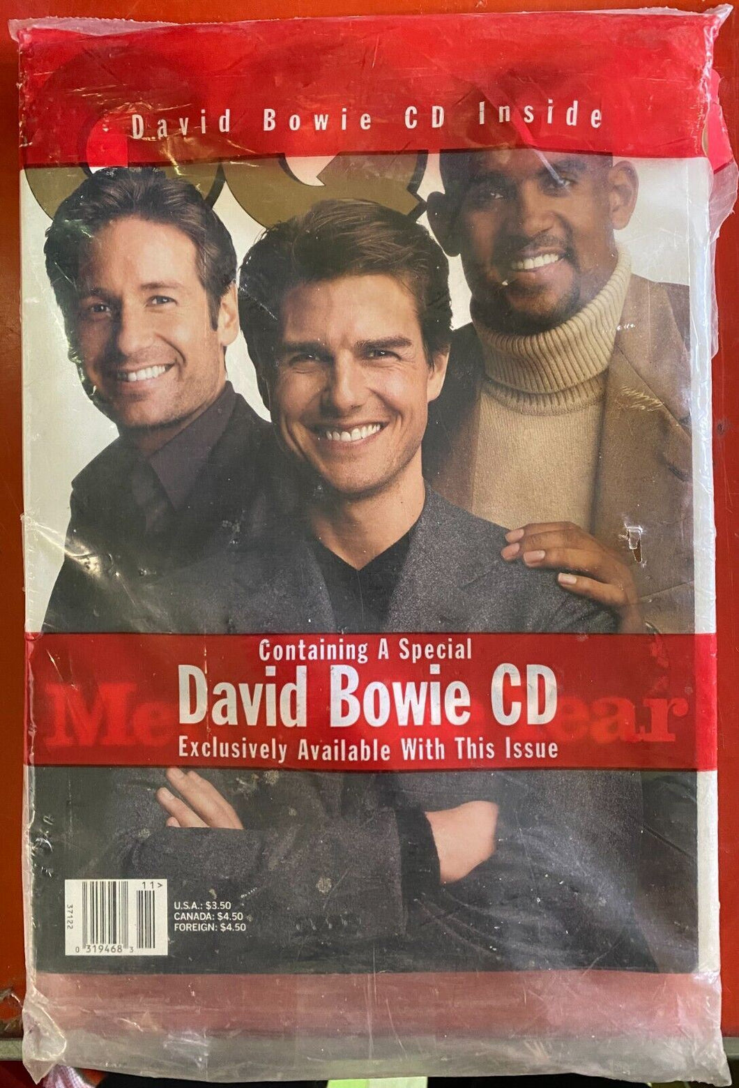 1997 November GQ Magazine Sealed with a David Bowie CD Album