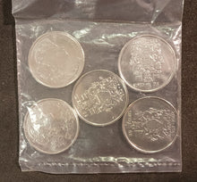 Load image into Gallery viewer, 2002 CANADA “ONCE UPON A TIME” Keepsake Booklet w/5-50 Cent Golden Jubilee Coins
