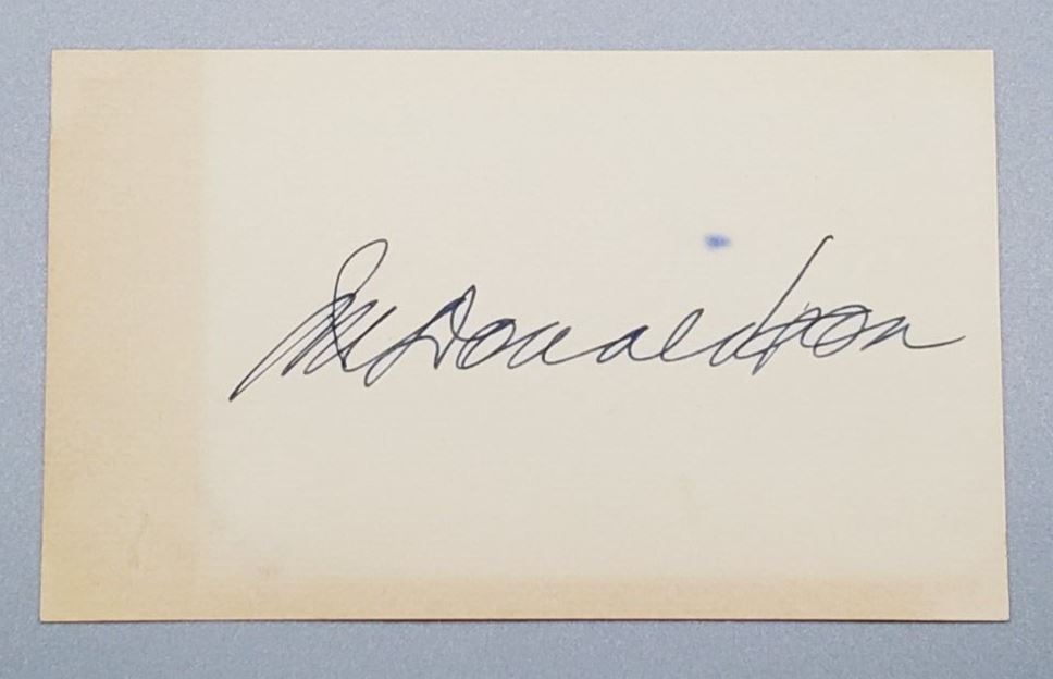 1947 Autograph Postmaster General J. M. Donaldson Signed