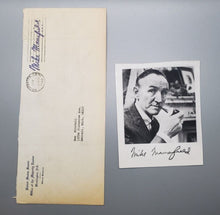 Load image into Gallery viewer, Autograph Office of Majority Leader Mike Mansfield Signed with envelope
