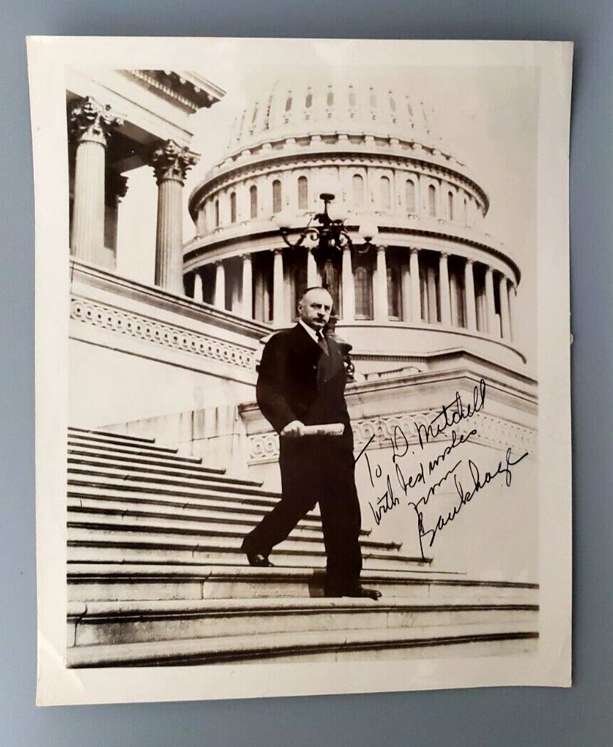 White House Reporter H.R. Baukhage Photo Autograph Signed