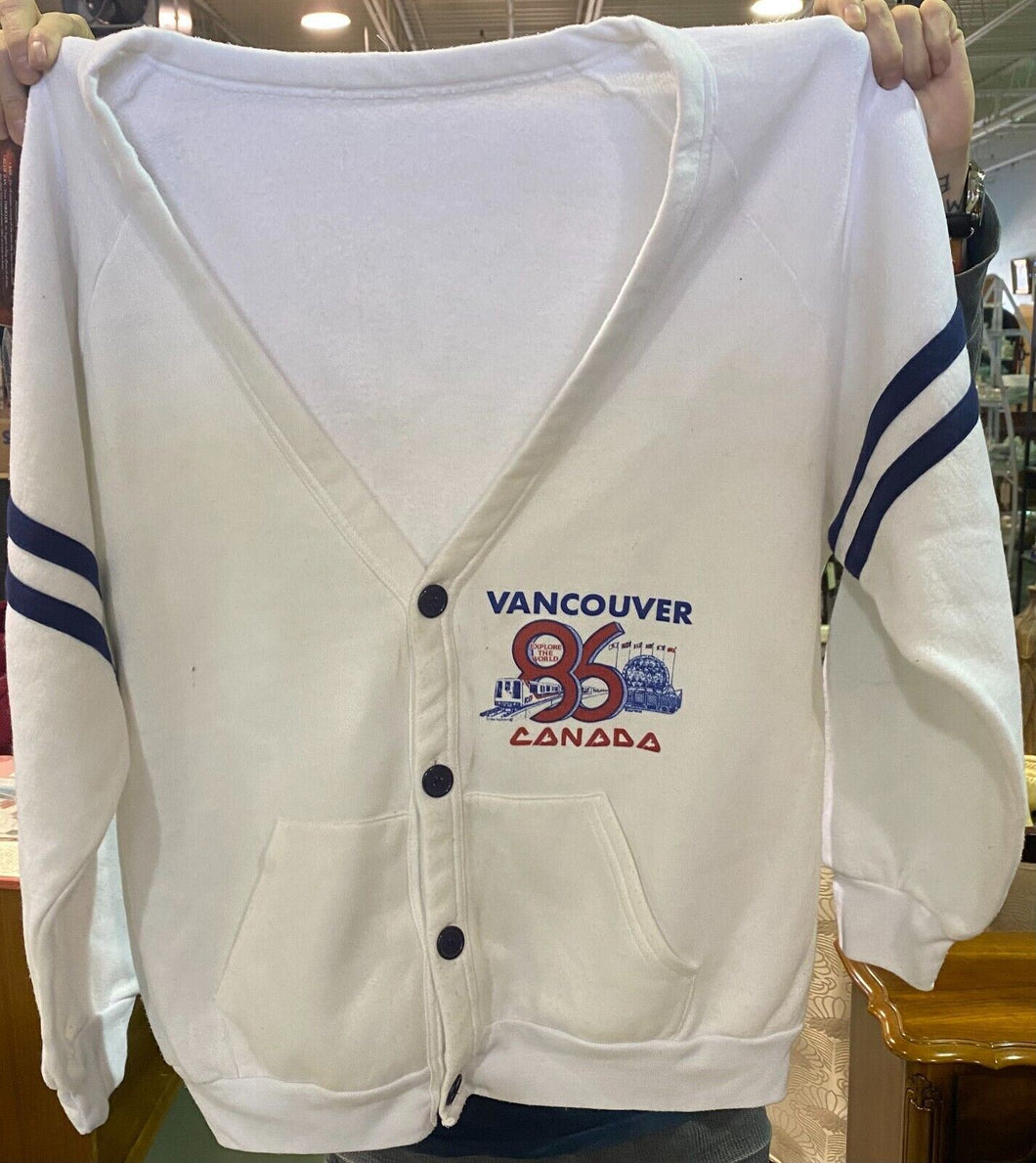 Vancouver Canada 86 years Celebration Cardigan Sweather