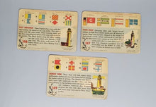 Load image into Gallery viewer, 1955 Topps Rails-Sails Lot 21 Cards F to G
