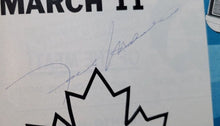 Load image into Gallery viewer, 1970 March 11 Maple Leafs Program Signed by Gordie Howe and More
