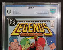 Load image into Gallery viewer, Legends #3 DC 1987 CBCS 9.8 Serial #16-340FEA5-032
