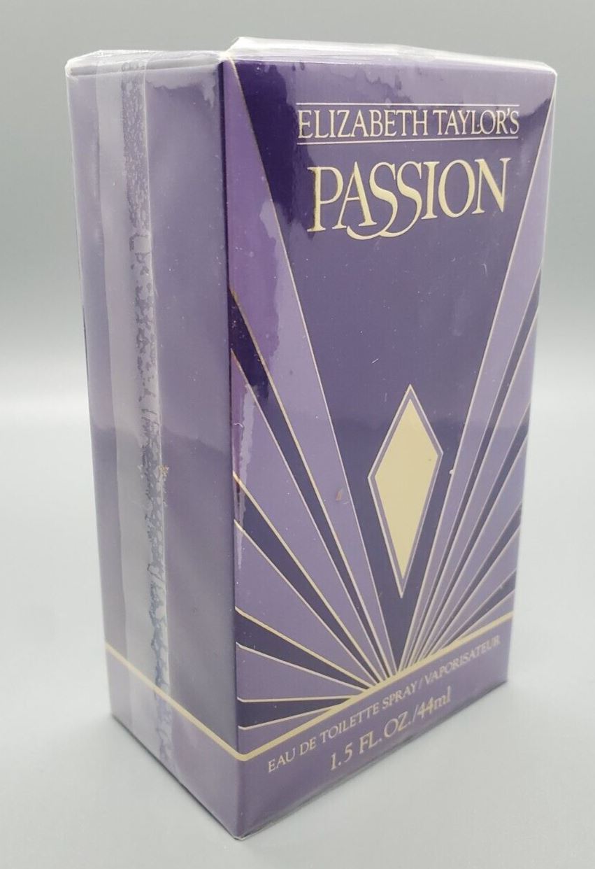 Elizabeth Taylor's Passion Eau de Toilette Spray 1.5oz 44ml Sealed