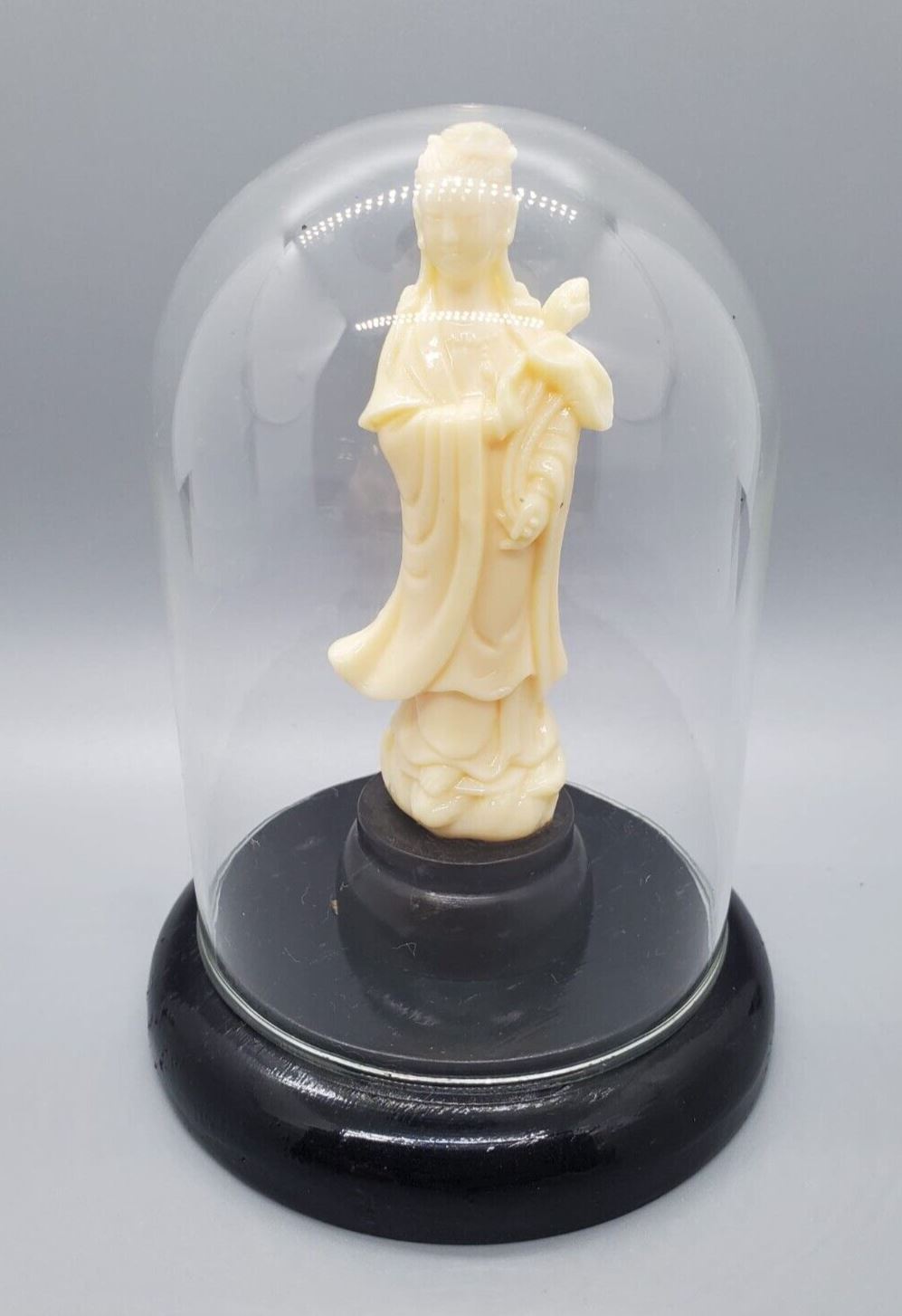 Miniature Asian Figurine in Dome