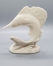 Load image into Gallery viewer, White Porcelain Swordfish Figurine - Unmarked
