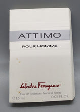 Load image into Gallery viewer, Sample Attimo Pour Homme Salvatore Ferragamo Eau de de Toilette 1.5ml 0.05oz
