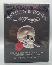 Load image into Gallery viewer, Sealed Eau de Toilette Skulls &amp; Roses Ed Hardy 3.4OZ 100ML
