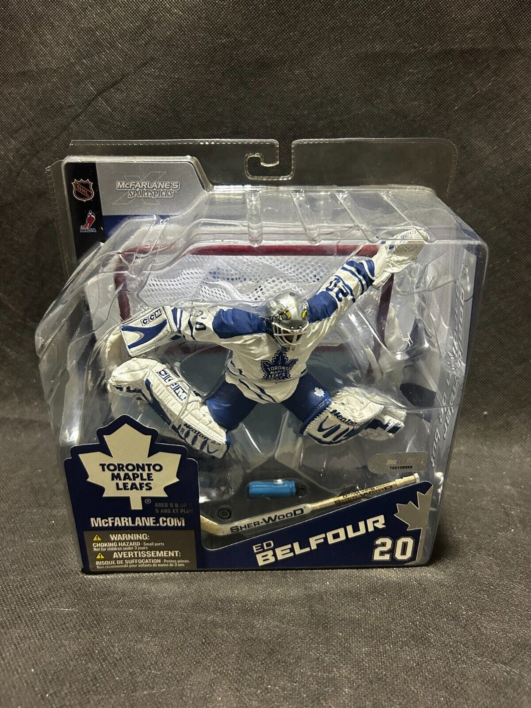 Mcfarlane NHL Toronto Maple Leaf Ed Belfour 20 Action Figure