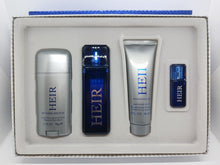 Load image into Gallery viewer, Heir by Paris Hilton for Men 4 Piece set, 2 Spray, 1 Hair &amp; Body Wash, Deodorant
