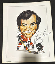 Load image into Gallery viewer, 1971 Sporticatures by Pelkowski of Andre Lacroix with Signature, EX
