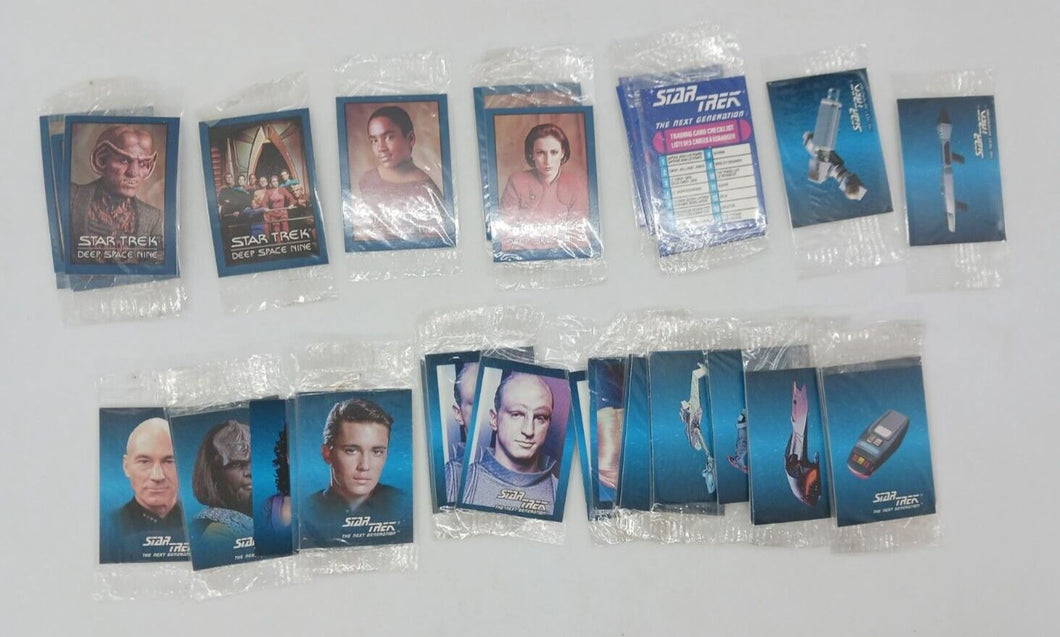 1993 Hostess Mini Card Star Trek Deep Space 9 / The Next Generation Lot (36)