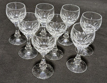 Load image into Gallery viewer, 8 Schott-Zwiesel Crystal Cordial Glasses - Volterra Pattern
