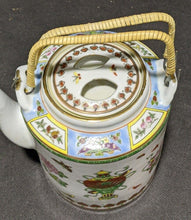 Load image into Gallery viewer, Vintage China Tea Pot - Hand Painted - Wrapped Handles - Made in China
