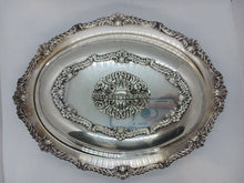 Load image into Gallery viewer, Antique Silver Plated Rideau Plate Entree Dish &amp; Cover
