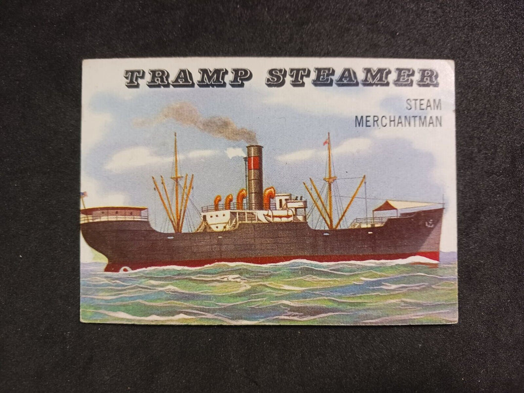 1955 Topps Rails & Sails Tramp Steamer #165 Short Print