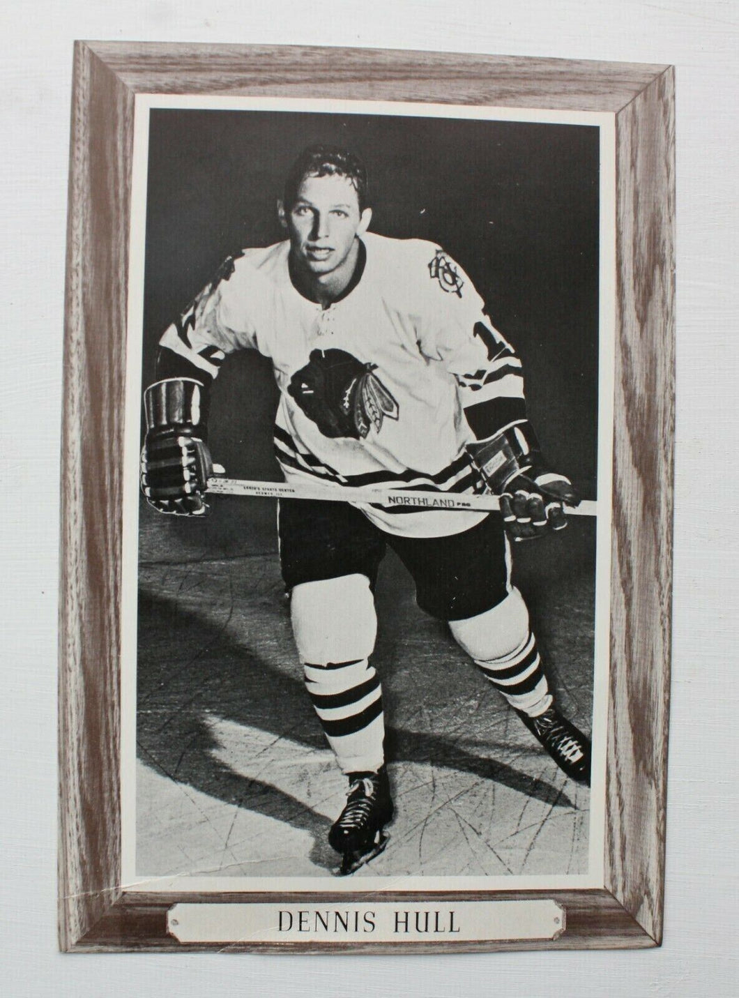 1963-1967 Group III Dennis Hull Chicago Blackhawks Beehive Photo