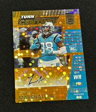 Load image into Gallery viewer, 2012 Elite Donruss Terrace Marshall JR Auto 14/25 TOC-TMA Football Card
