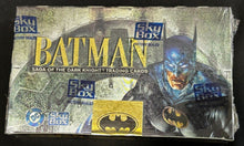 Load image into Gallery viewer, Skybox Batman Saga of the Dark Knight Trading Cards Factory 36 packs box SEALED
