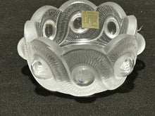 Load image into Gallery viewer, Lalique Signed Satin Crystal GaoBowl/ Candy Trinket with Tag
