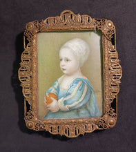 Load image into Gallery viewer, Framed Miniature of Figlio Di Carlo I Print Artwork 4 3/4&quot; x 4&quot;
